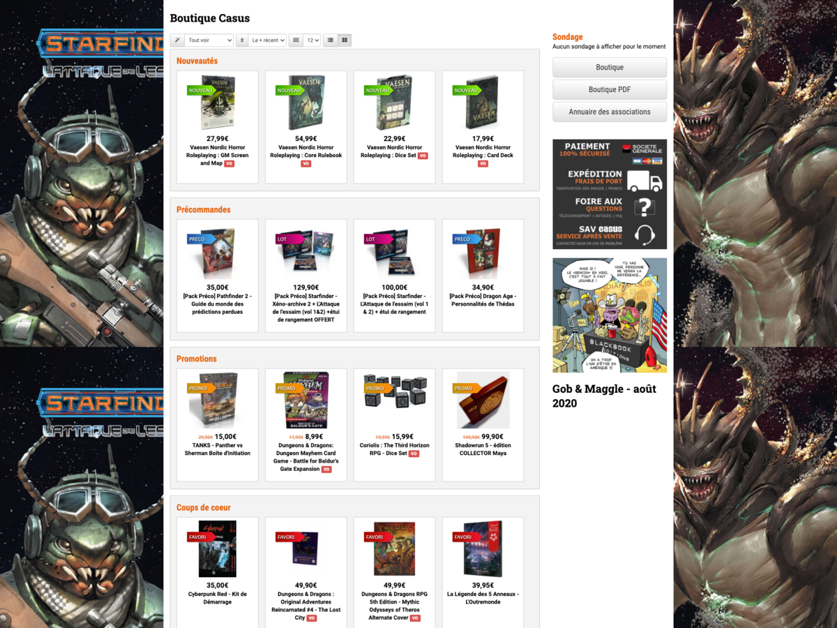 Audit d'une application Sylius 1.7